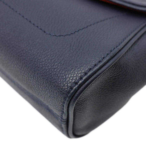 LOUIS VUITTON Saint Germain PM Monogram Empreinte Leather Shoulder Bag Marine