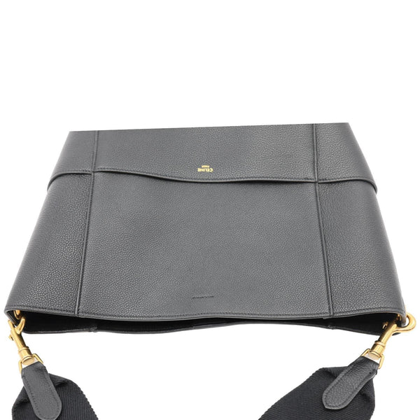 CELINE Sangle Bucket Soft Grained Calfskin Tote Bag Black