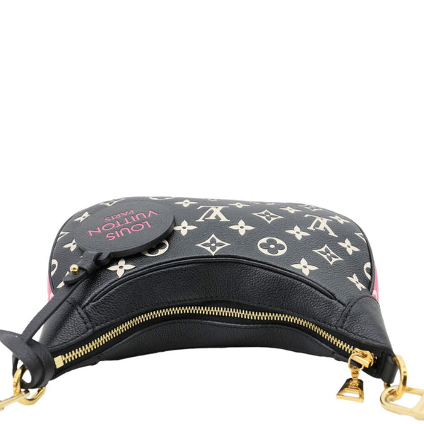 LOUIS VUITTON Bagatelle NM Spring In The City Empreinte Monogram Leather Shoulder Bag Pink