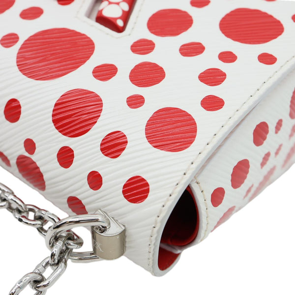 LOUIS VUITTON LV X YK Twist PM Infinity Dots Epi Leather Crossbody Bag Red