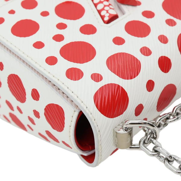 LOUIS VUITTON LV X YK Twist PM Infinity Dots Epi Leather Crossbody Bag Red
