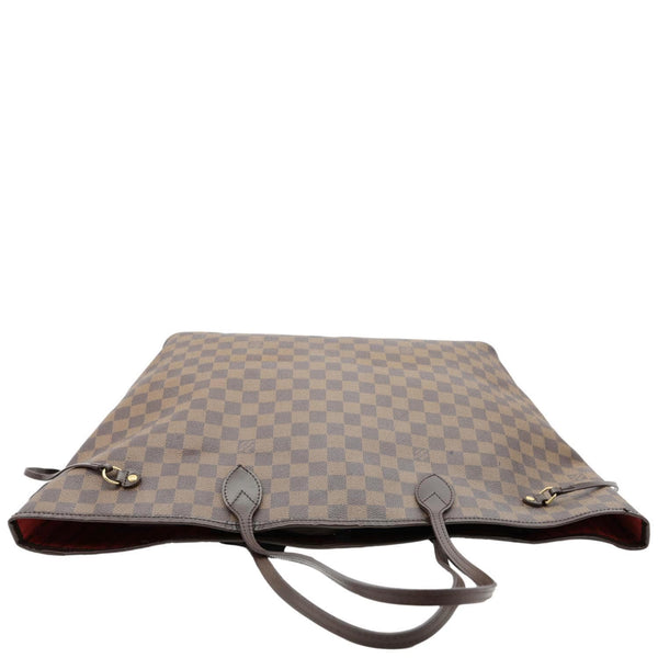 LOUIS VUITTON Neverfull GM Damier Ebene Shoulder Bag Brown