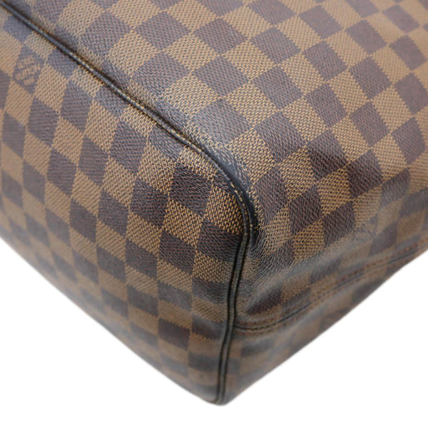 LOUIS VUITTON Neverfull GM Damier Ebene Shoulder Bag Brown