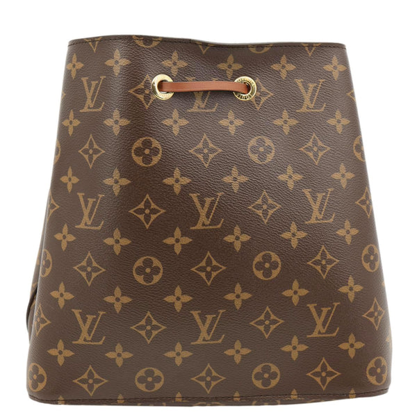 LOUIS VUITTON Neonoe MM Monogram Canvas Shoulder Bag Brown