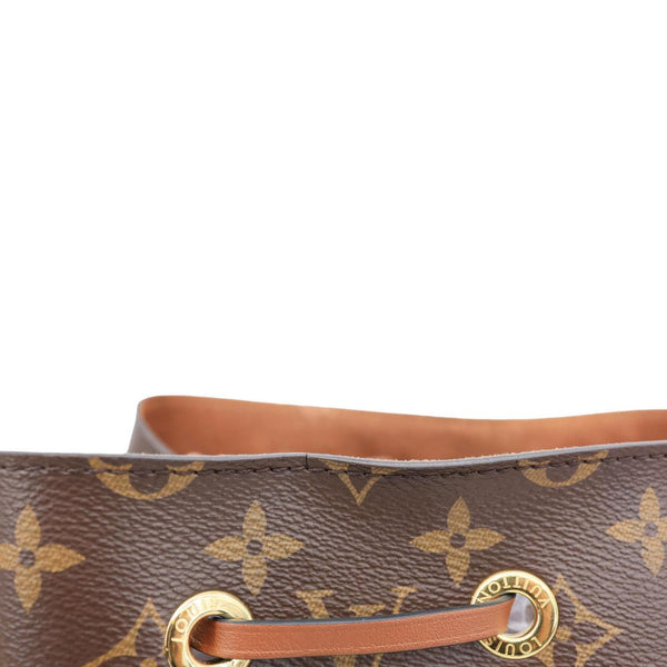 LOUIS VUITTON Neonoe MM Monogram Canvas Shoulder Bag Brown