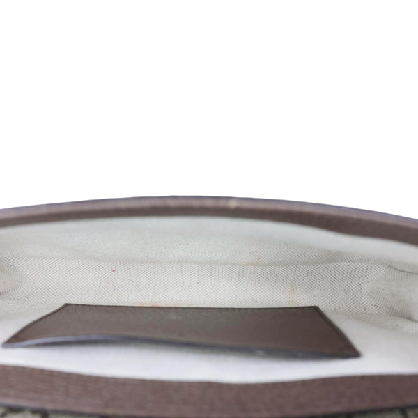 GUCCI Ophidia Envelope GG Supreme Canvas Web Shoulder Bag Beige 764961