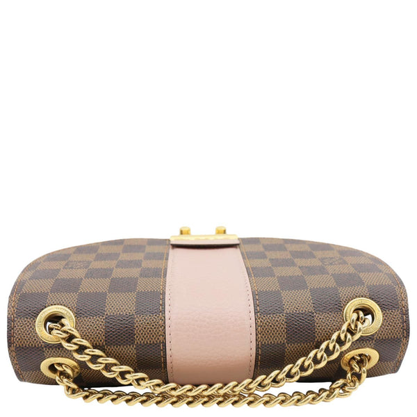 LOUIS VUITTON Wight Damier Ebene Shoulder Crossbody Bag Magnolia