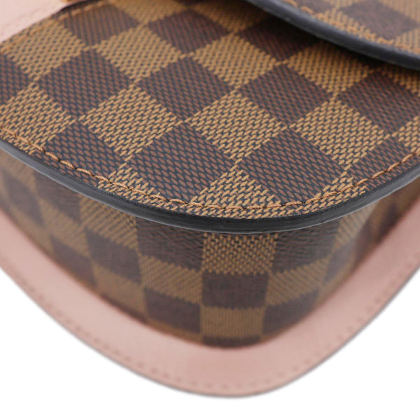 LOUIS VUITTON Wight Damier Ebene Shoulder Crossbody Bag Magnolia