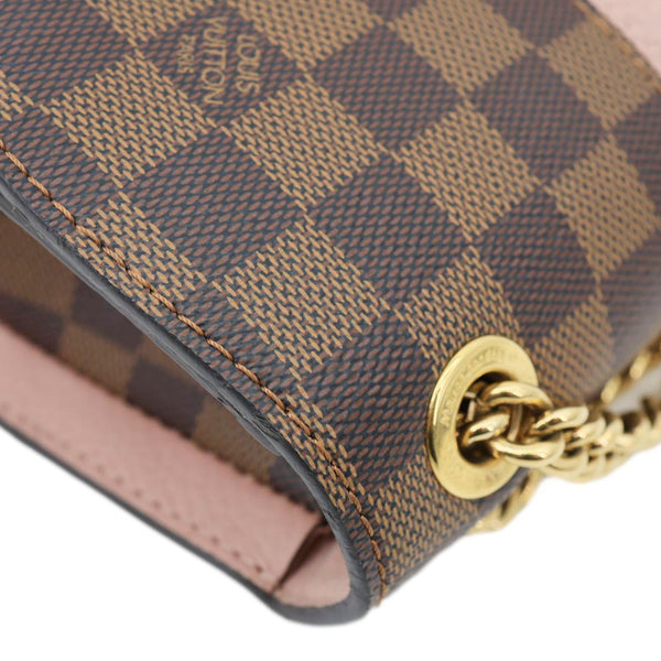 LOUIS VUITTON Wight Damier Ebene Shoulder Crossbody Bag Magnolia