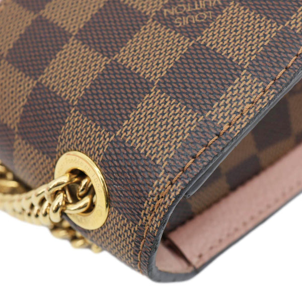 LOUIS VUITTON Wight Damier Ebene Shoulder Crossbody Bag Magnolia