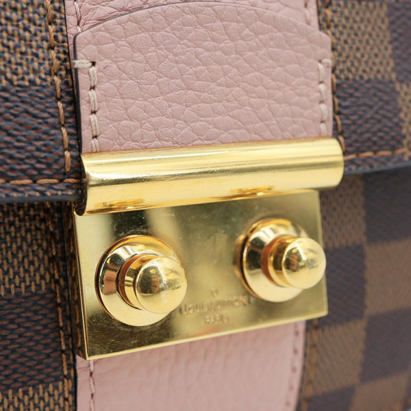LOUIS VUITTON Wight Damier Ebene Shoulder Crossbody Bag Magnolia