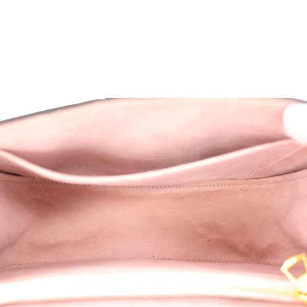 LOUIS VUITTON Wight Damier Ebene Shoulder Bag Rose Ballerine