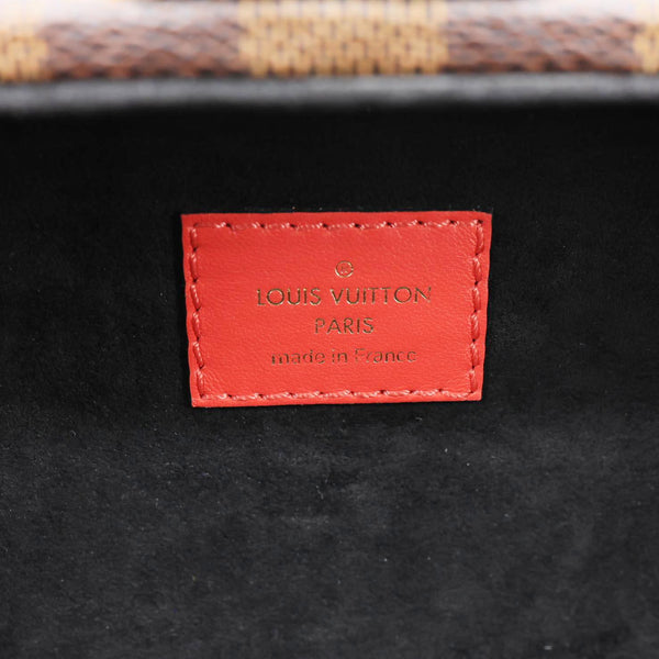 LOUIS VUITTON Stories Box Patches Damier Ebene Shoulder Bag Brown