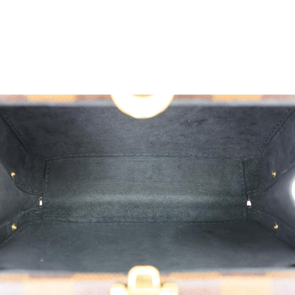 LOUIS VUITTON Stories Box Patches Damier Ebene Shoulder Bag Brown