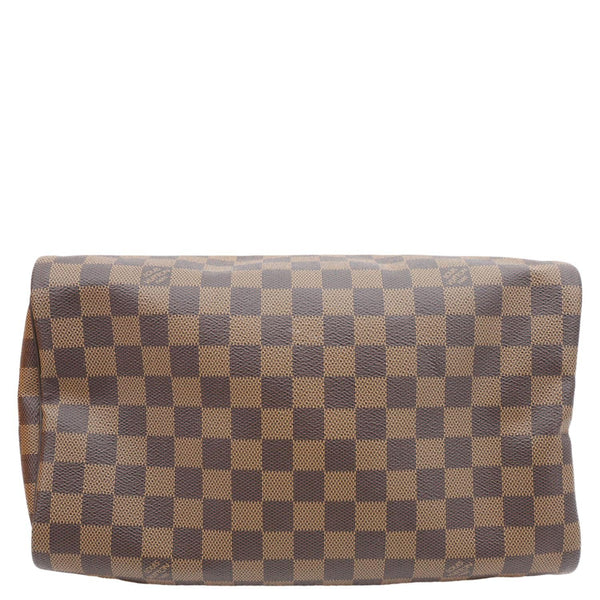 LOUIS VUITTON Speedy 30 Damier Ebene Satchel Bag Brown