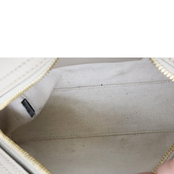 GUCCI Ophidia GG Supreme Canvas Top Handle Crossbody Bag Off White 724606