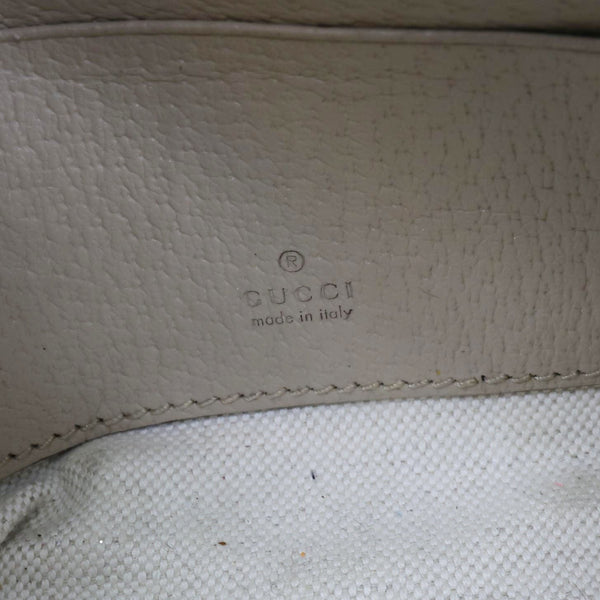 GUCCI Ophidia GG Supreme Canvas Top Handle Crossbody Bag Off White 724606