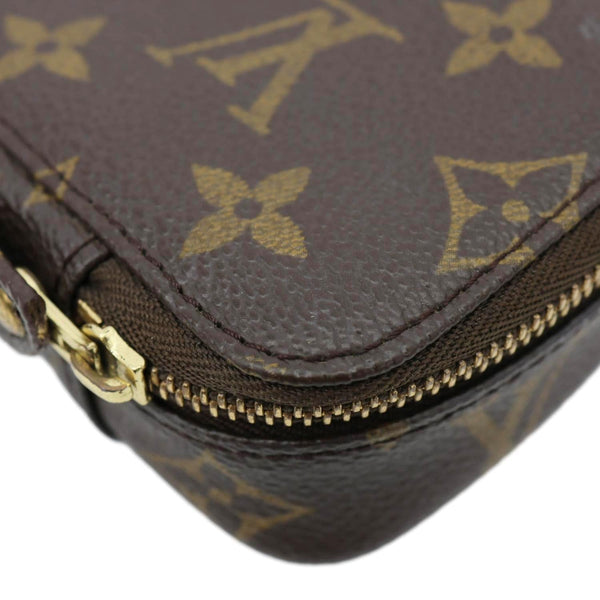 LOUIS VUITTON Monte Carlo Monogram Canvas Jewelry Case Brown