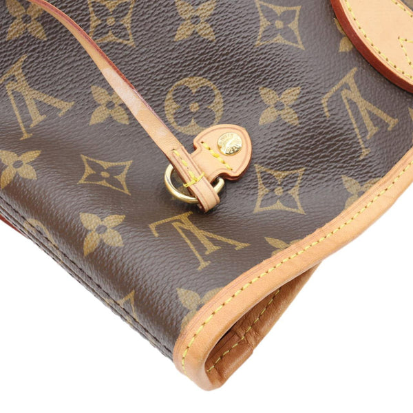 LOUIS VUITTON Neverfull MM Monogram Canvas Tote Bag Brown