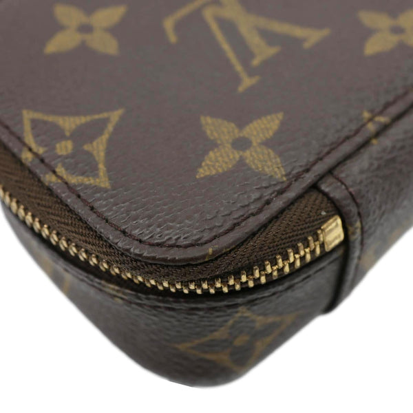 LOUIS VUITTON Monte Carlo Monogram Canvas Jewelry Case Brown
