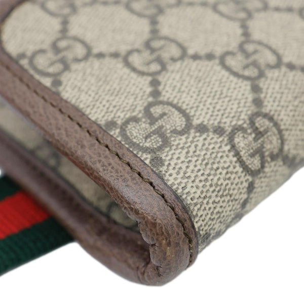 GUCCI Neo Vintage GG Supreme Canvas Waist Bag Beige 493930