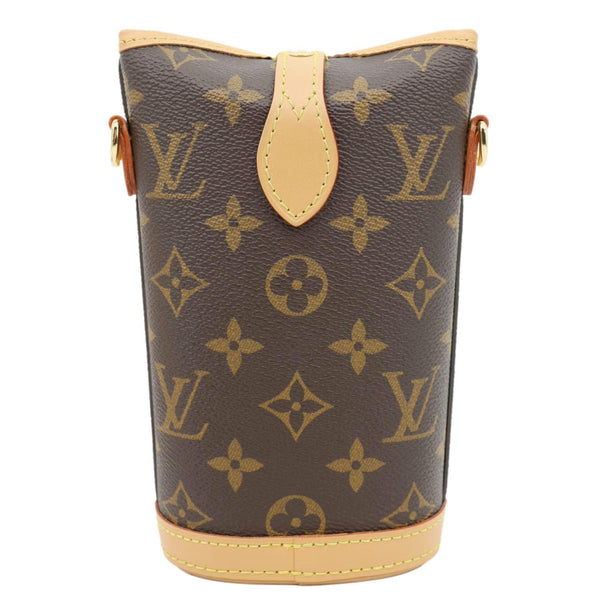 LOUIS VUITTON Fold Me Pouch Monogram Canvas Shoulder Bag Brown
