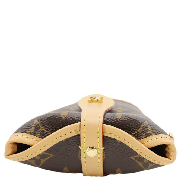 LOUIS VUITTON Fold Me Pouch Monogram Canvas Shoulder Bag Brown