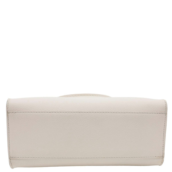 LOUIS VUITTON Lock & Go Grained Calf Leather Shoulder Bag Quartz