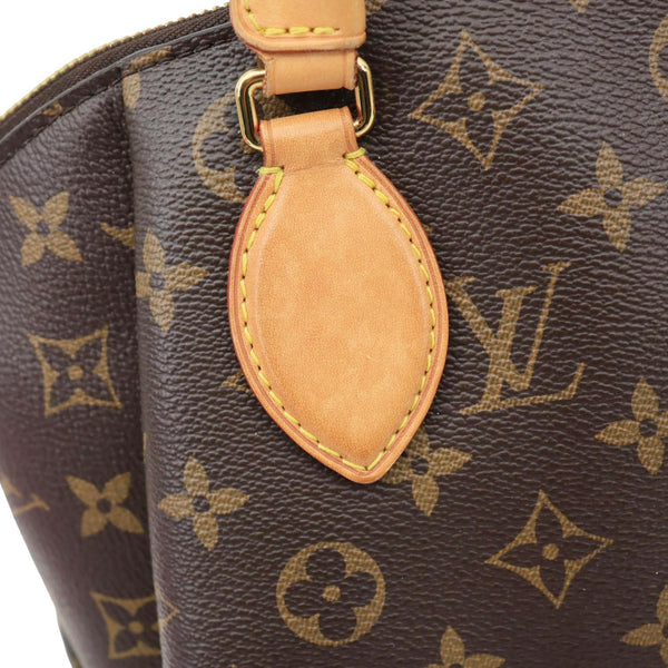 LOUIS VUITTON Rivoli MM NM Monogram Canvas Satchel Bag Brown