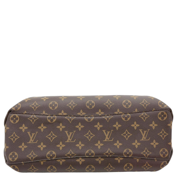 LOUIS VUITTON Rivoli MM NM Monogram Canvas Satchel Bag Brown