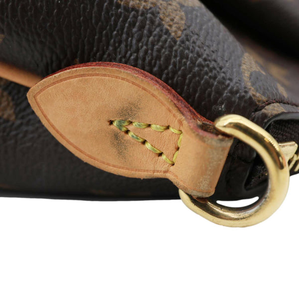 LOUIS VUITTON Rivoli MM NM Monogram Canvas Satchel Bag Brown