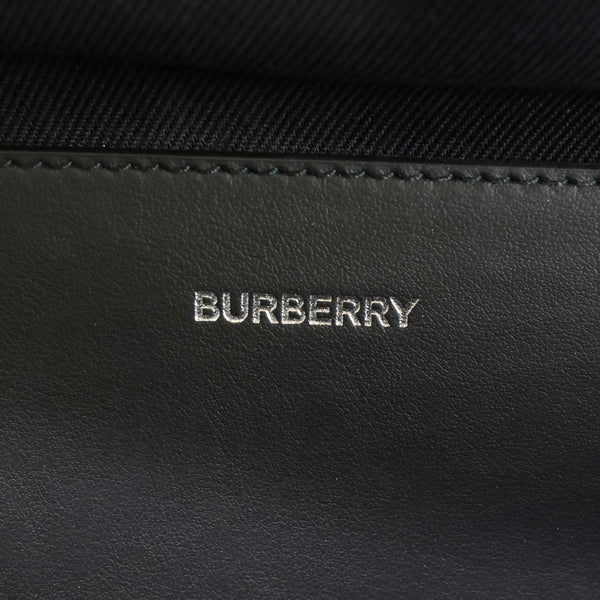 BURBERRY Sonny House Check Canvas Funny Pack Belt Bag Navy Grey