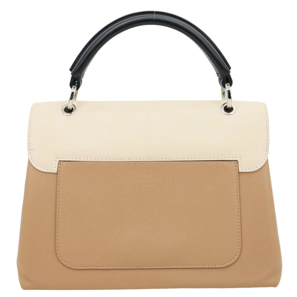 LOUIS VUITTON Very One Handle Leather Shoulder Bag Beige