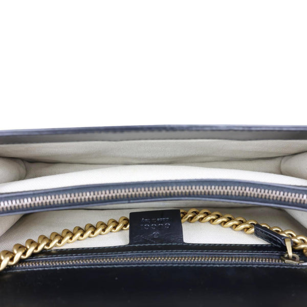 GUCCI Marmont Heart Patchwork Leather Chain Shoulder Bag Red 431777