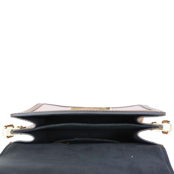 LOUIS VUITTON Dauphine Mini Taurillon Leather Shoulder Bag Pink