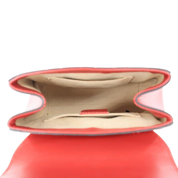 GUCCI Padlock GG Leather Backpack Red 498194