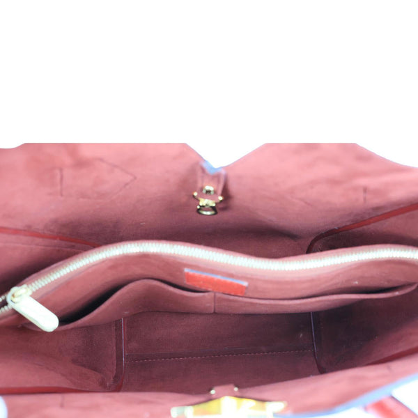 LOUIS VUITTON Kimono Monogram Canvas Tote Bag Red