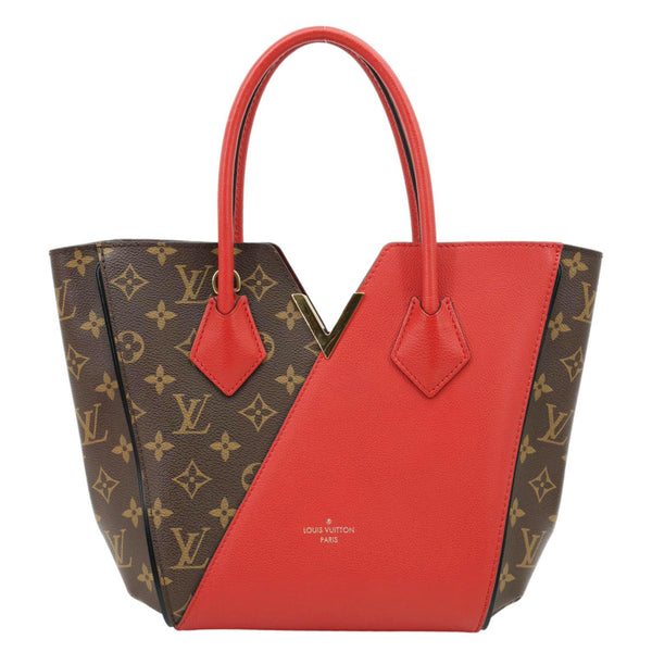 LOUIS VUITTON Kimono Monogram Canvas Tote Bag Red