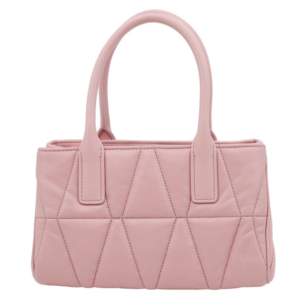 VERSACE Medusa '95 Quilted Leather Tote Bag Pink