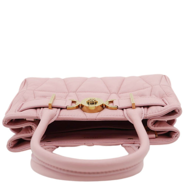 VERSACE Medusa '95 Quilted Leather Tote Bag Pink