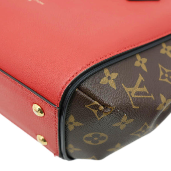 LOUIS VUITTON Kimono Monogram Canvas Tote Bag Red