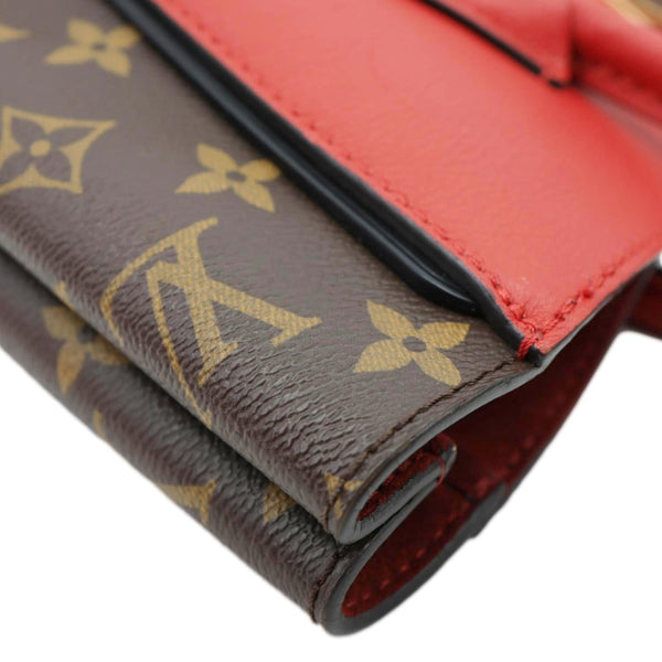 LOUIS VUITTON Kimono Monogram Canvas Tote Bag Red