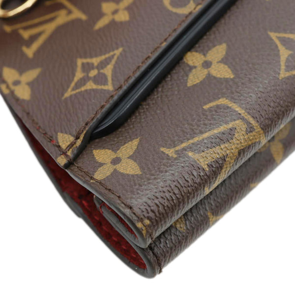 LOUIS VUITTON Kimono Monogram Canvas Tote Bag Red