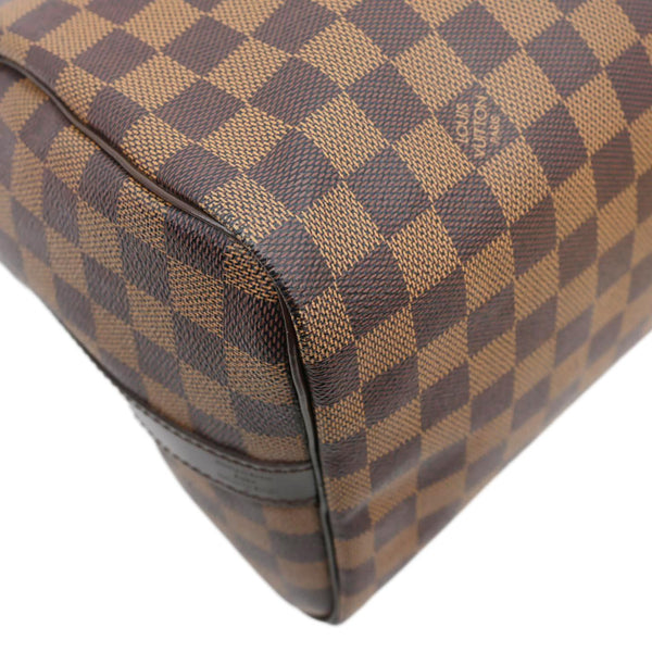 LOUIS VUITTON Speedy 30 Bandouliere Damier Ebene Shoulder Bag Brown