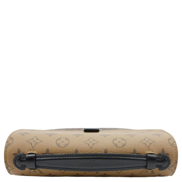 LOUIS VUITTON Metis Pochette Reverse Monogram Canvas Crossbody Bag Brown