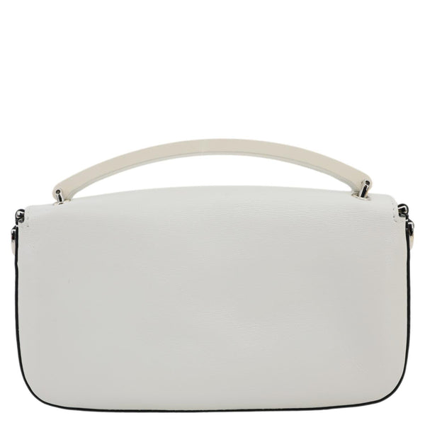 FENDI x Marc Jacobs Bow Printed Leather Baguette Bag Off White