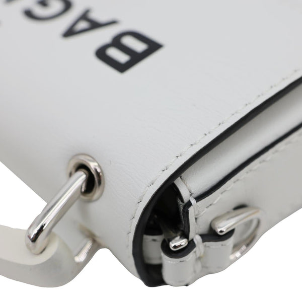 FENDI x Marc Jacobs Bow Printed Leather Baguette Bag Off White