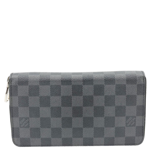 LOUIS VUITTON Damier Graphite Zippy Wallet Black