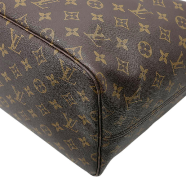 LOUIS VUITTON Neverfull GM Monogram Canvas Tote Bag Brown