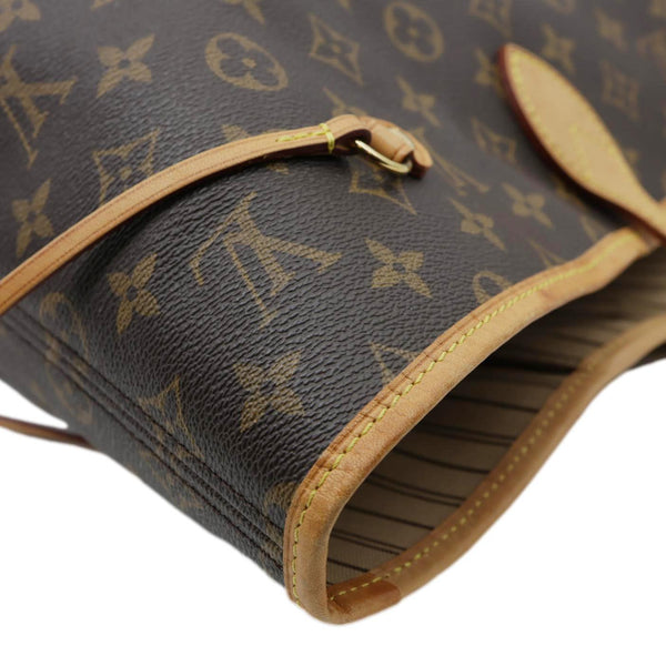 LOUIS VUITTON Neverfull GM Monogram Canvas Tote Bag Brown